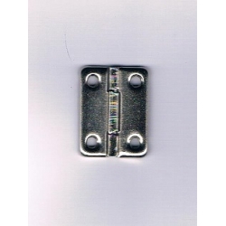 Zawias srebrny , zokraglony   zawias 3,2x2,5cm / okucia metalowe  do pudełek